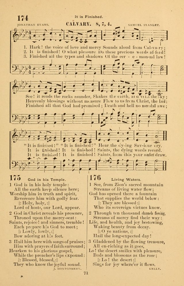 The Brethren Hymnody: with tunes for the sanctuary, Sunday-school, prayer meeting and home circle page 71