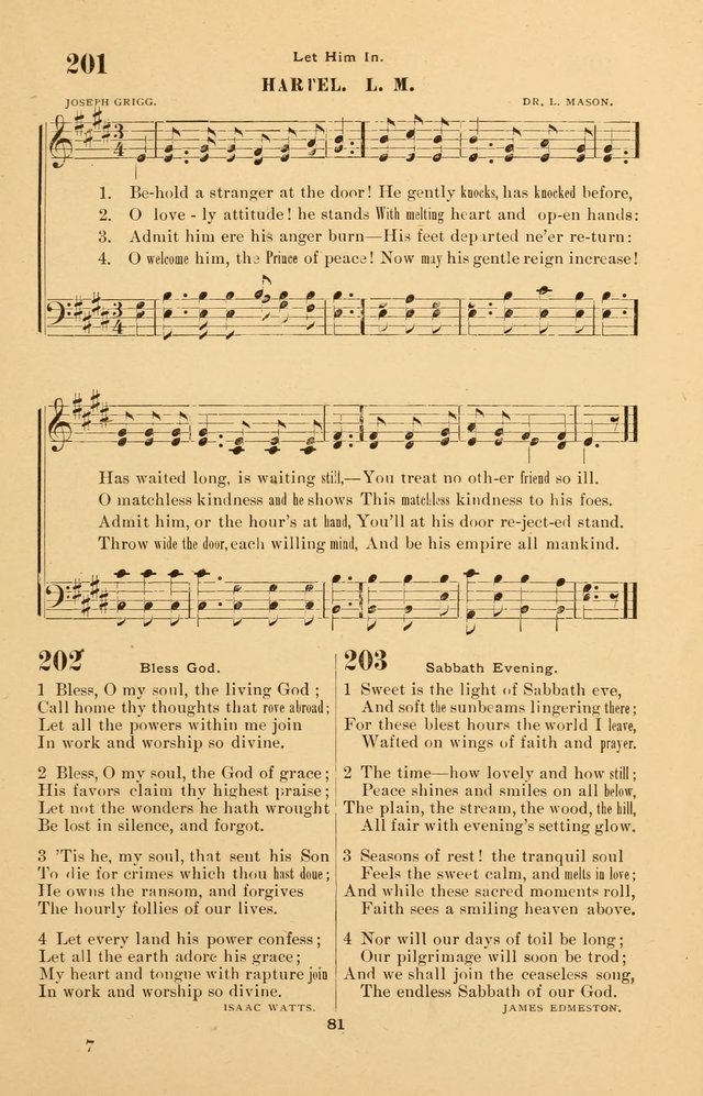 The Brethren Hymnody: with tunes for the sanctuary, Sunday-school, prayer meeting and home circle page 81