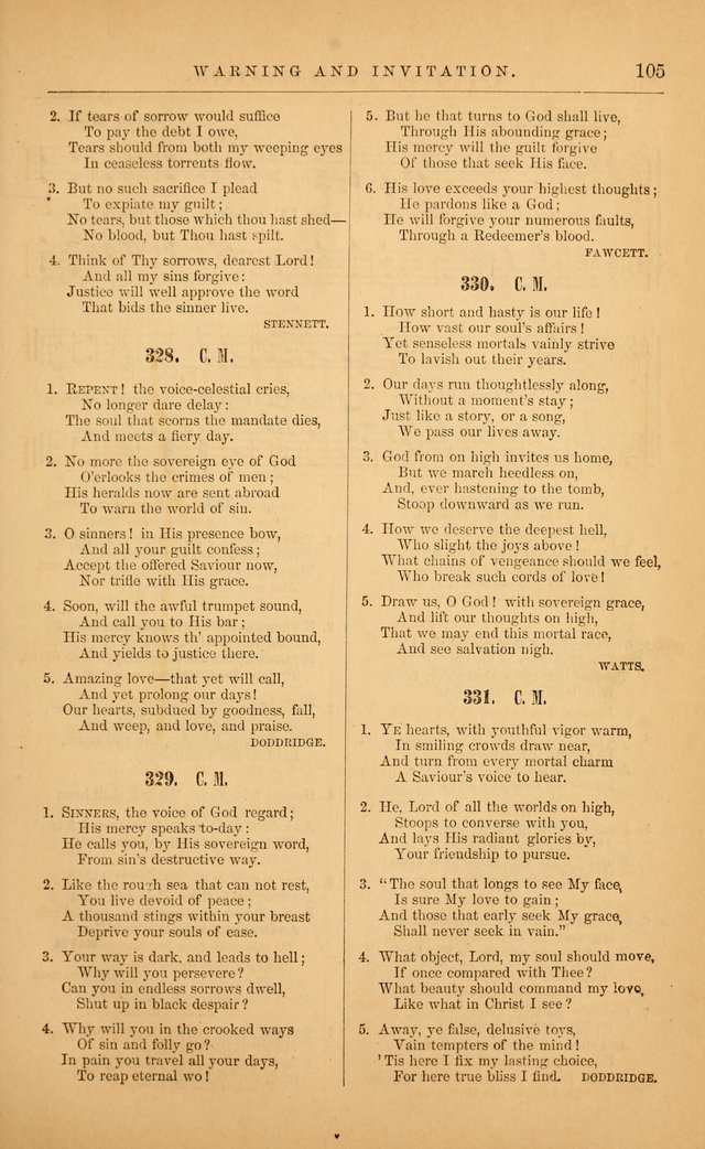 The Baptist Hymn and Tune Book: being "The Plymouth Collection" enlarged and adapted to the use of Baptist churches page 157