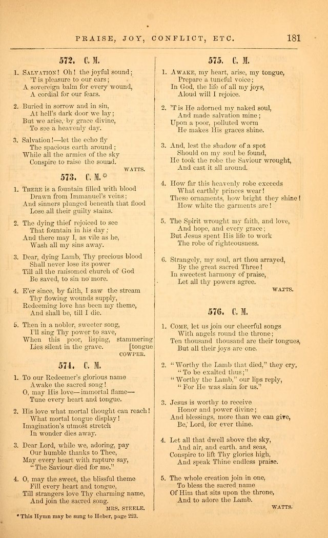 The Baptist Hymn and Tune Book: being "The Plymouth Collection" enlarged and adapted to the use of Baptist churches page 233