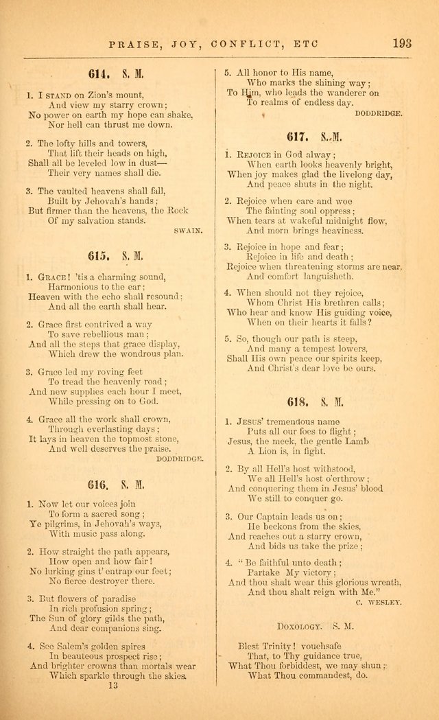 The Baptist Hymn and Tune Book: being "The Plymouth Collection" enlarged and adapted to the use of Baptist churches page 245