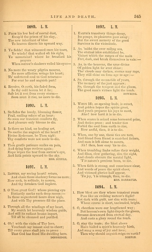 The Baptist Hymn and Tune Book: being "The Plymouth Collection" enlarged and adapted to the use of Baptist churches page 399