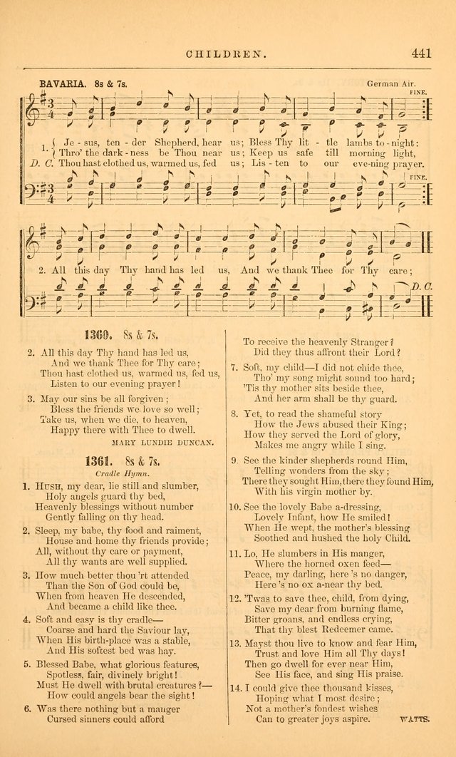 The Baptist Hymn and Tune Book: being "The Plymouth Collection" enlarged and adapted to the use of Baptist churches page 495