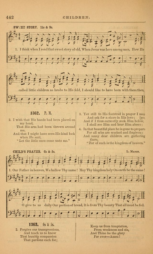 The Baptist Hymn and Tune Book: being "The Plymouth Collection" enlarged and adapted to the use of Baptist churches page 496