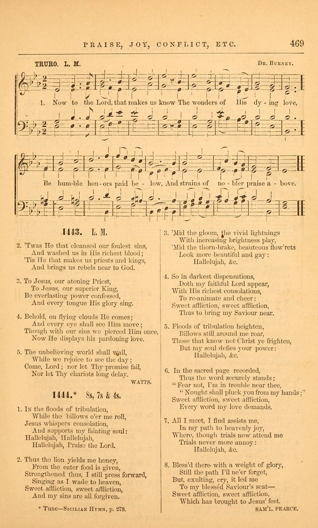 The Baptist Hymn and Tune Book: being "The Plymouth Collection" enlarged and adapted to the use of Baptist churches page 523