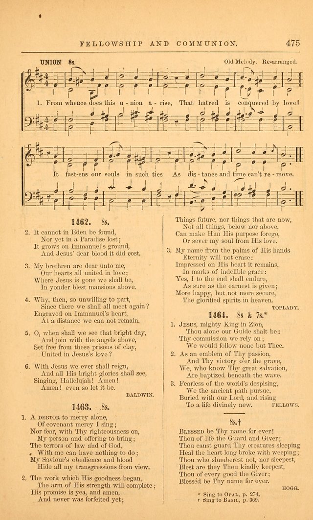 The Baptist Hymn and Tune Book: being "The Plymouth Collection" enlarged and adapted to the use of Baptist churches page 529