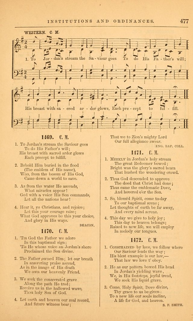 The Baptist Hymn and Tune Book: being "The Plymouth Collection" enlarged and adapted to the use of Baptist churches page 531