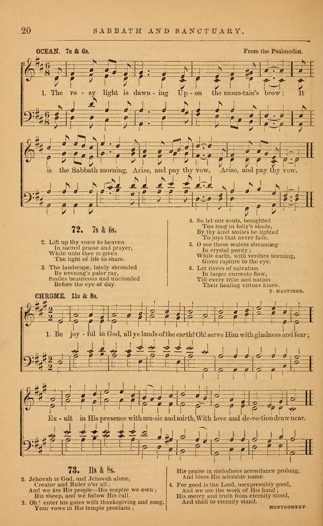 The Baptist Hymn and Tune Book: being "The Plymouth Collection" enlarged and adapted to the use of Baptist churches page 72