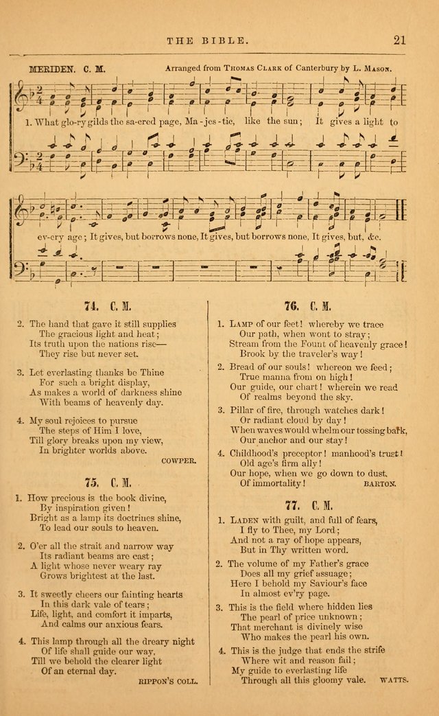 The Baptist Hymn and Tune Book: being "The Plymouth Collection" enlarged and adapted to the use of Baptist churches page 73