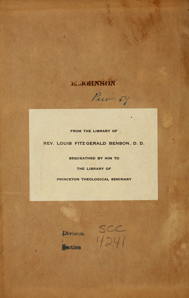 The Baptist Hymn and Tune Book: being "The Plymouth Collection" enlarged and adapted to the use of Baptist churches page ii