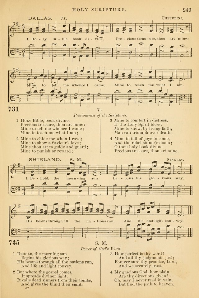 The Baptist Hymn and Tune Book, for Public Worship page 258