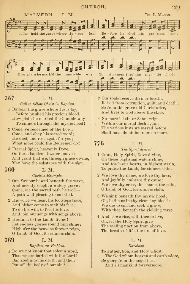 The Baptist Hymn and Tune Book, for Public Worship page 278