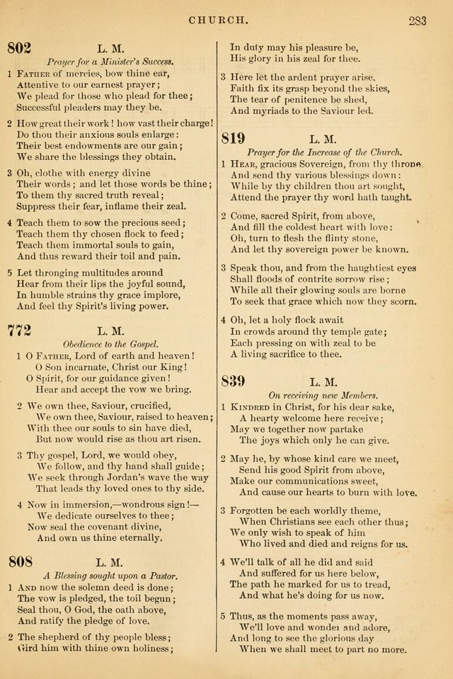 The Baptist Hymn and Tune Book, for Public Worship page 292