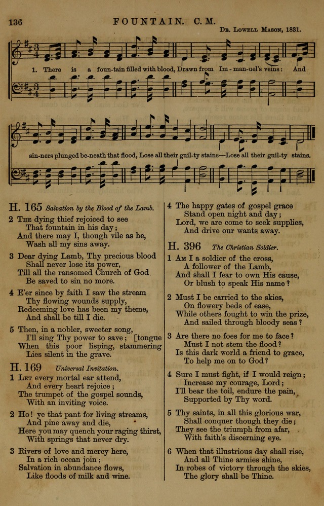 Book of Hymns and Tunes, comprising the psalms and hymns for the worship of God, approved by the general assembly of 1866, arranged with appropriate tunes... by authority of the assembly of 1873 page 132