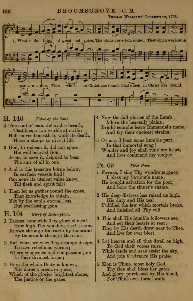 Book of Hymns and Tunes, comprising the psalms and hymns for the worship of God, approved by the general assembly of 1866, arranged with appropriate tunes... by authority of the assembly of 1873 page 146