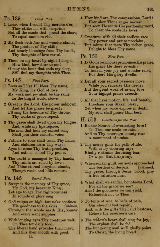 Book of Hymns and Tunes, comprising the psalms and hymns for the worship of God, approved by the general assembly of 1866, arranged with appropriate tunes... by authority of the assembly of 1873 page 157