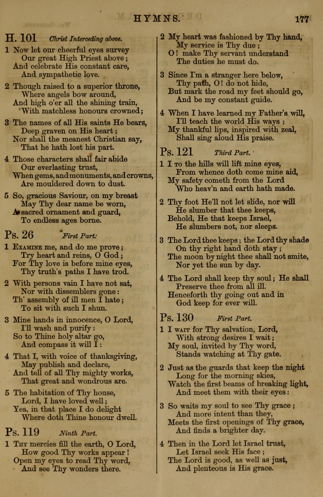 Book of Hymns and Tunes, comprising the psalms and hymns for the worship of God, approved by the general assembly of 1866, arranged with appropriate tunes... by authority of the assembly of 1873 page 175