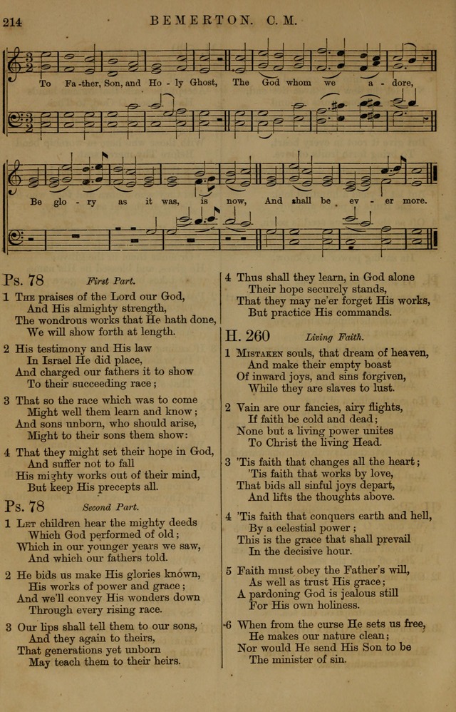 Book of Hymns and Tunes, comprising the psalms and hymns for the worship of God, approved by the general assembly of 1866, arranged with appropriate tunes... by authority of the assembly of 1873 page 212