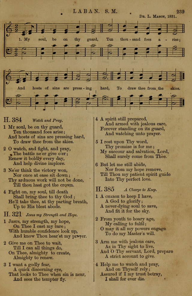 Book of Hymns and Tunes, comprising the psalms and hymns for the worship of God, approved by the general assembly of 1866, arranged with appropriate tunes... by authority of the assembly of 1873 page 237