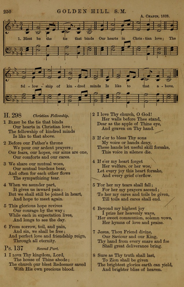 Book of Hymns and Tunes, comprising the psalms and hymns for the worship of God, approved by the general assembly of 1866, arranged with appropriate tunes... by authority of the assembly of 1873 page 248