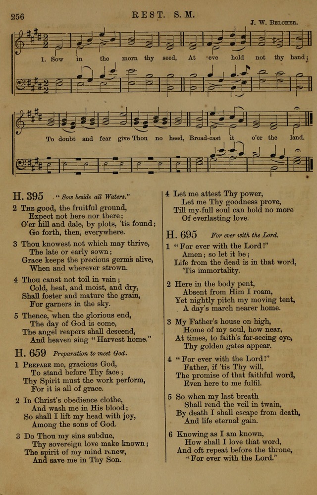 Book of Hymns and Tunes, comprising the psalms and hymns for the worship of God, approved by the general assembly of 1866, arranged with appropriate tunes... by authority of the assembly of 1873 page 254