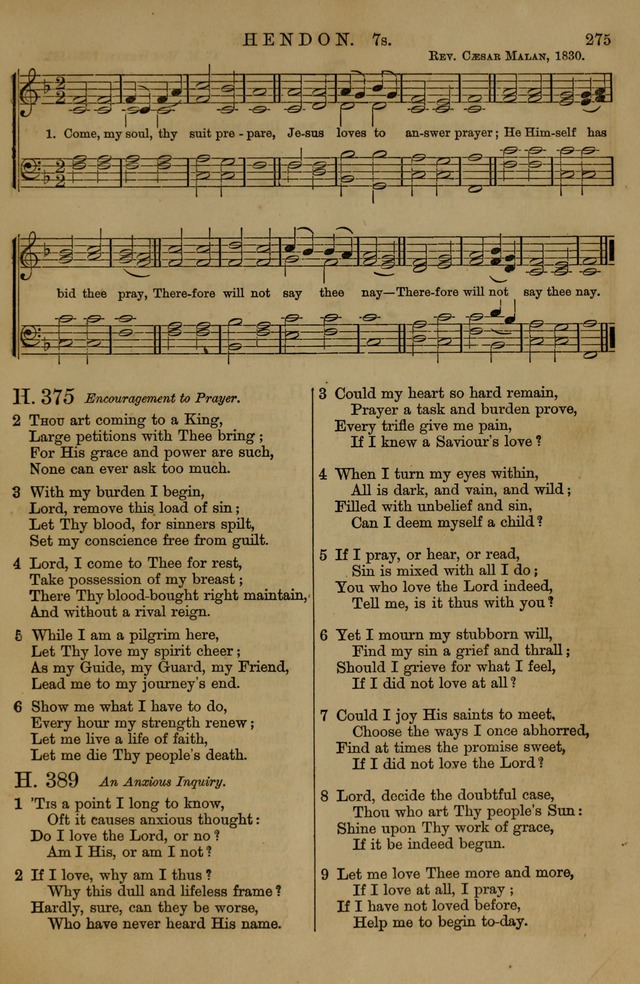 Book of Hymns and Tunes, comprising the psalms and hymns for the worship of God, approved by the general assembly of 1866, arranged with appropriate tunes... by authority of the assembly of 1873 page 273