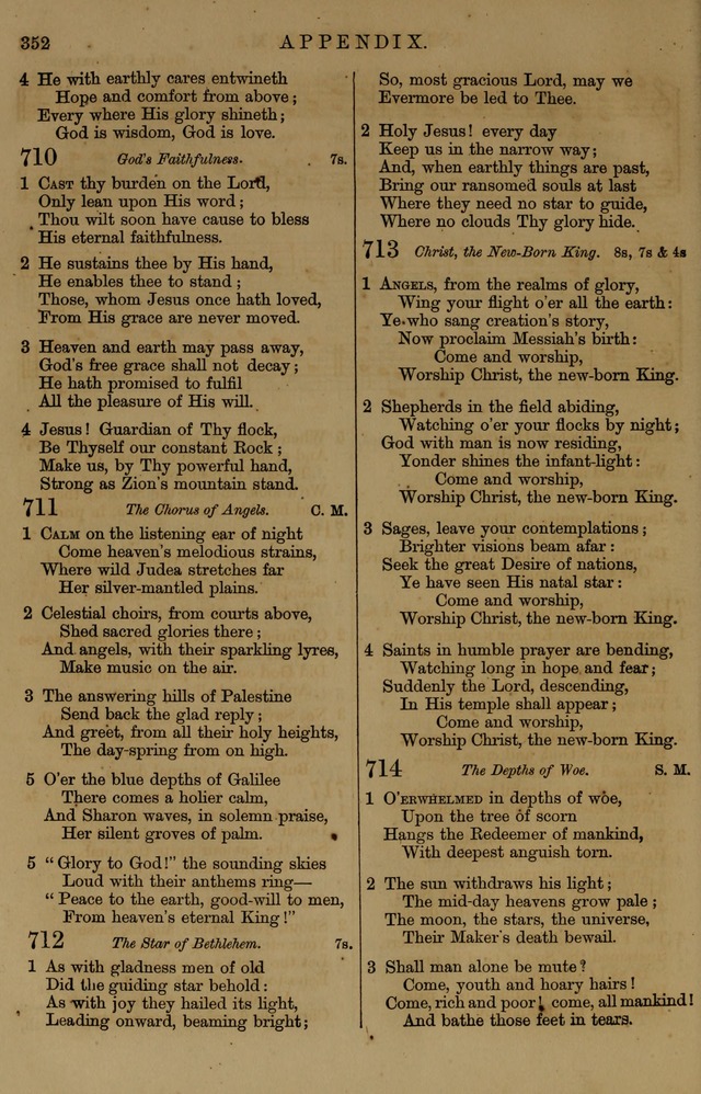 Book of Hymns and Tunes, comprising the psalms and hymns for the worship of God, approved by the general assembly of 1866, arranged with appropriate tunes... by authority of the assembly of 1873 page 350