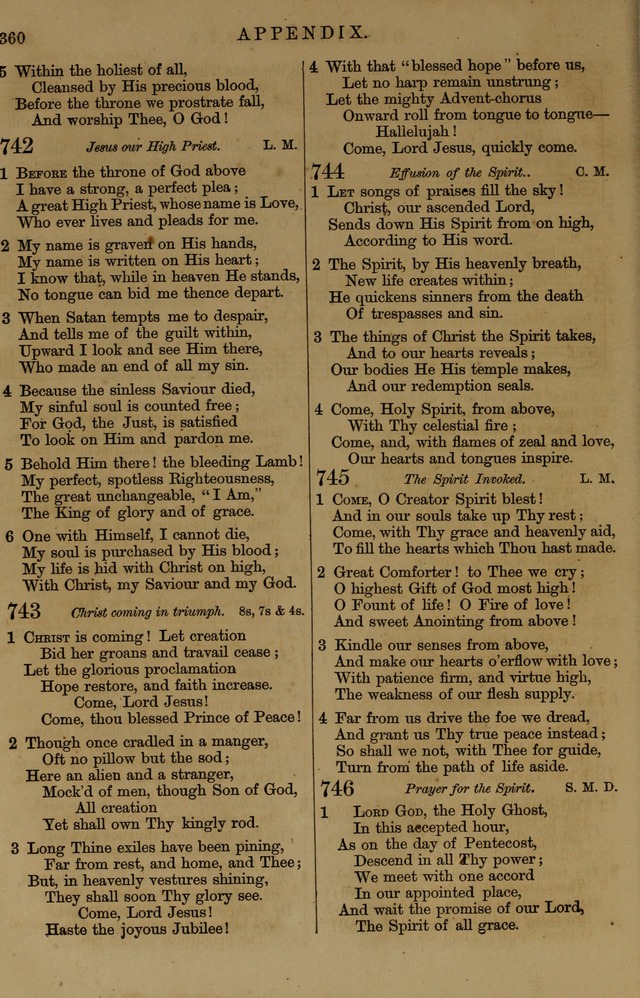 Book of Hymns and Tunes, comprising the psalms and hymns for the worship of God, approved by the general assembly of 1866, arranged with appropriate tunes... by authority of the assembly of 1873 page 358