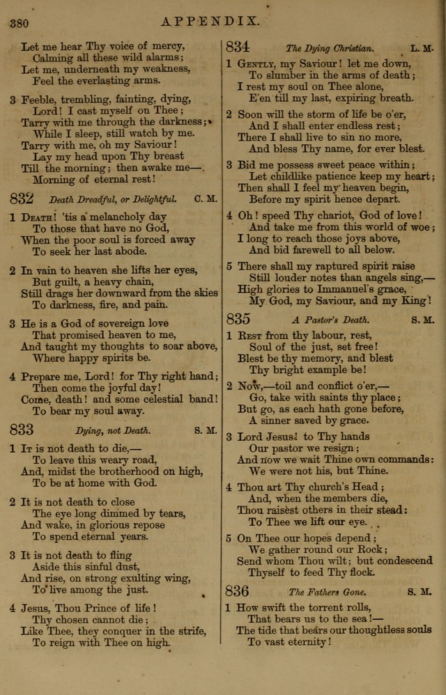 Book of Hymns and Tunes, comprising the psalms and hymns for the worship of God, approved by the general assembly of 1866, arranged with appropriate tunes... by authority of the assembly of 1873 page 378