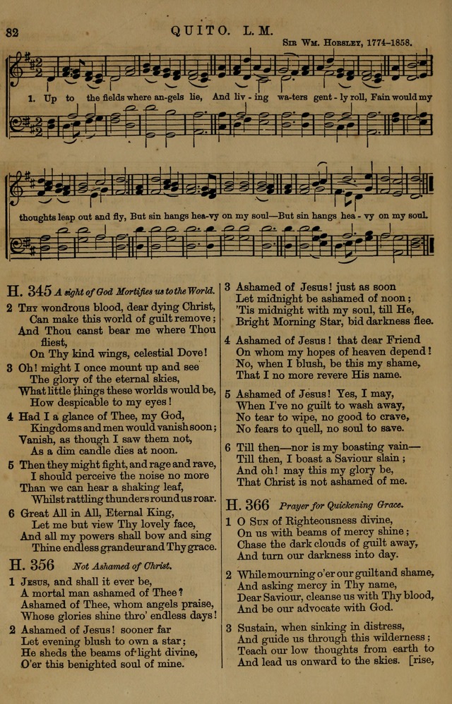 Book of Hymns and Tunes, comprising the psalms and hymns for the worship of God, approved by the general assembly of 1866, arranged with appropriate tunes... by authority of the assembly of 1873 page 78