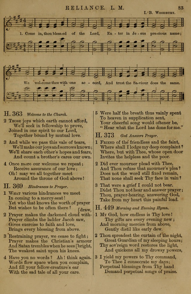 Book of Hymns and Tunes, comprising the psalms and hymns for the worship of God, approved by the general assembly of 1866, arranged with appropriate tunes... by authority of the assembly of 1873 page 79