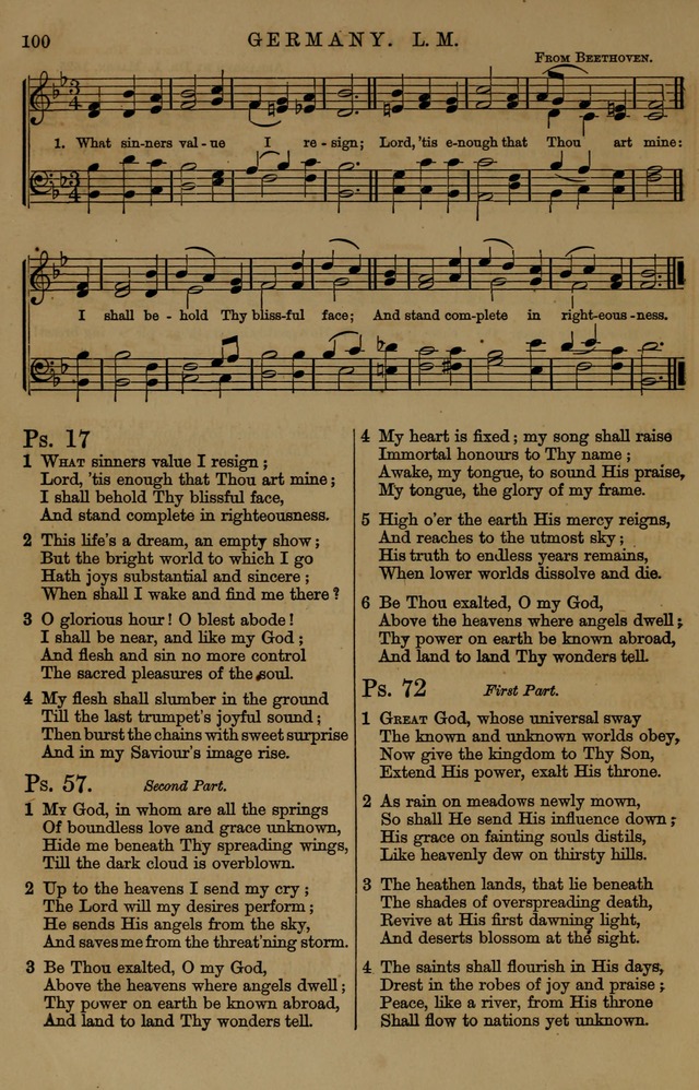 Book of Hymns and Tunes, comprising the psalms and hymns for the worship of God, approved by the general assembly of 1866, arranged with appropriate tunes... by authority of the assembly of 1873 page 96