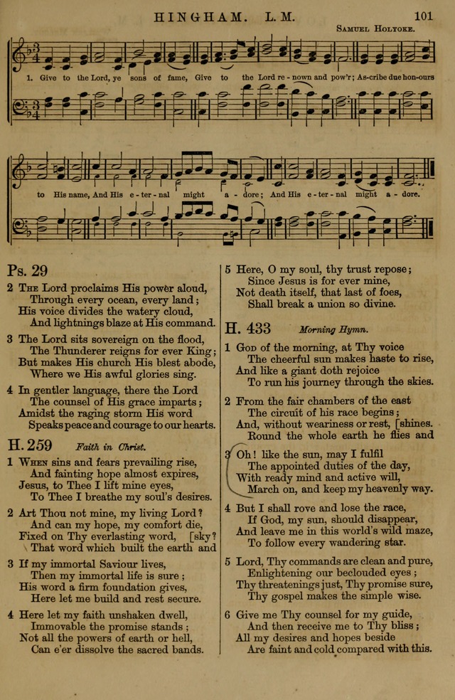 Book of Hymns and Tunes, comprising the psalms and hymns for the worship of God, approved by the general assembly of 1866, arranged with appropriate tunes... by authority of the assembly of 1873 page 97