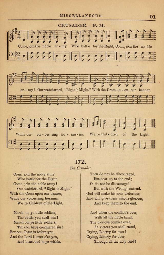 A Book of Hymns and Tunes: for the Sunday-School, the Congregation and Home: 2nd ed. page 100