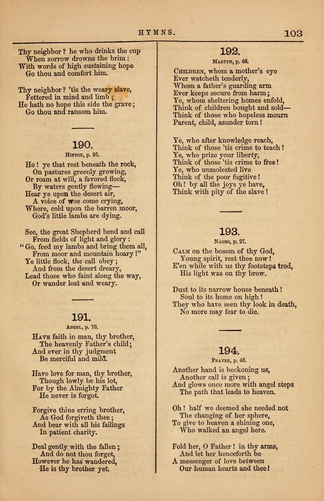 A Book of Hymns and Tunes: for the Sunday-School, the Congregation and Home: 2nd ed. page 112