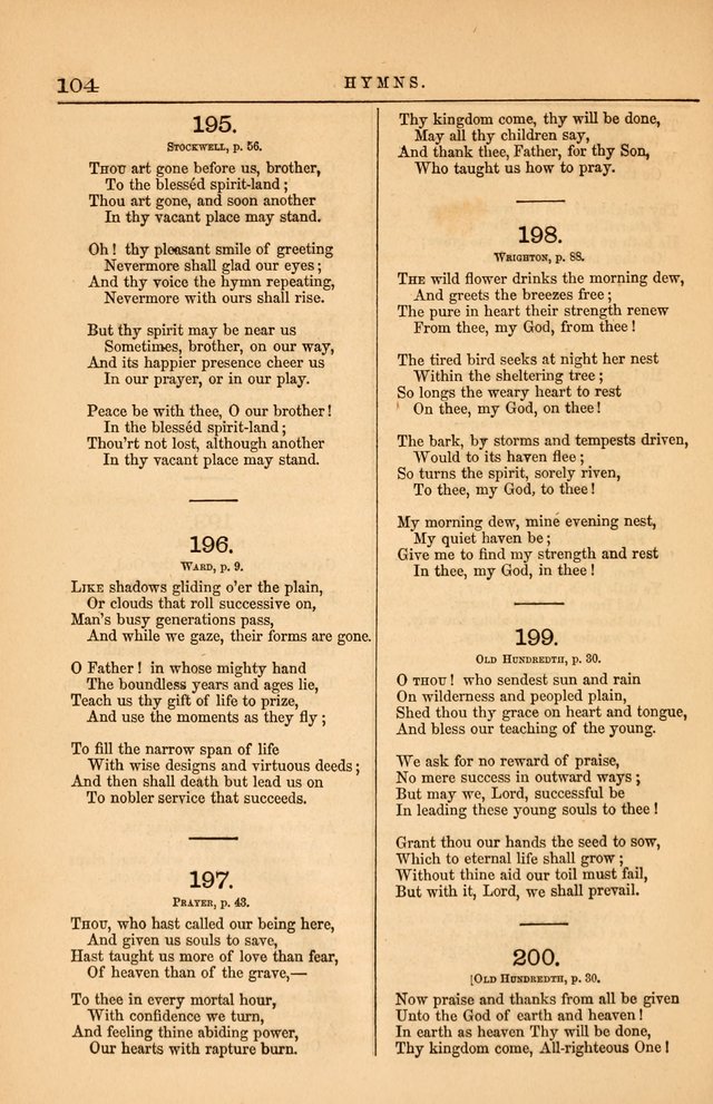 A Book of Hymns and Tunes: for the Sunday-School, the Congregation and Home: 2nd ed. page 113