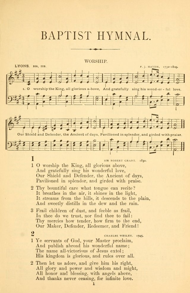 The Baptist Hymnal, for Use in the Church and Home page 14