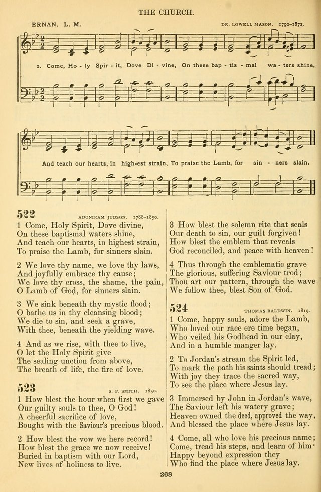 The Baptist Hymnal, for Use in the Church and Home page 281