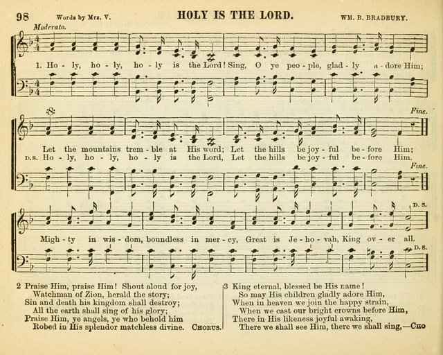 Bright Jewels for the Sunday School: a new collection of Sunday School songs written expressly for this work, many of which are the latest compositions of William B. Bradbury... page 103