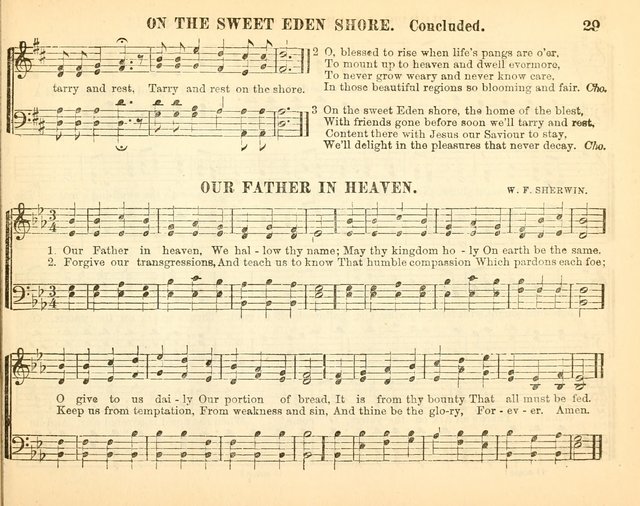 Bright Jewels for the Sunday School: a new collection of Sunday School songs written expressly for this work, many of which are the latest compositions of William B. Bradbury... page 34