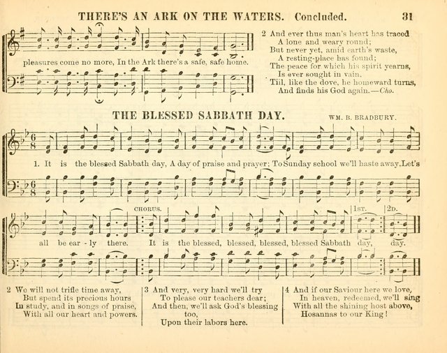 Bright Jewels for the Sunday School: a new collection of Sunday School songs written expressly for this work, many of which are the latest compositions of William B. Bradbury... page 36