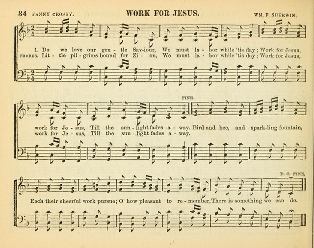 Bright Jewels for the Sunday School: a new collection of Sunday School songs written expressly for this work, many of which are the latest compositions of William B. Bradbury... page 39