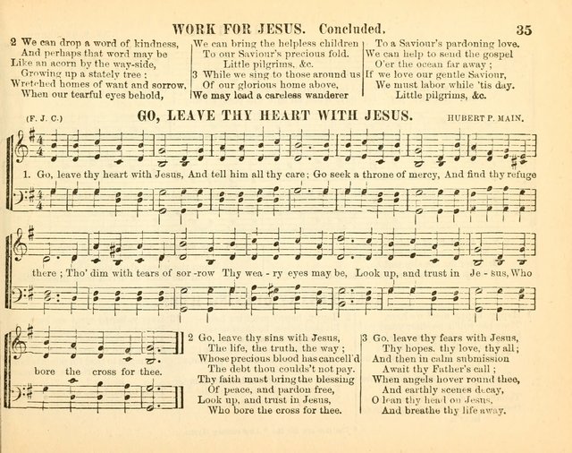 Bright Jewels for the Sunday School: a new collection of Sunday School songs written expressly for this work, many of which are the latest compositions of William B. Bradbury... page 40