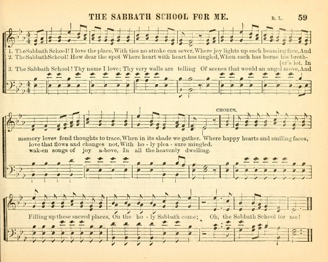 Bright Jewels for the Sunday School: a new collection of Sunday School songs written expressly for this work, many of which are the latest compositions of William B. Bradbury... page 64