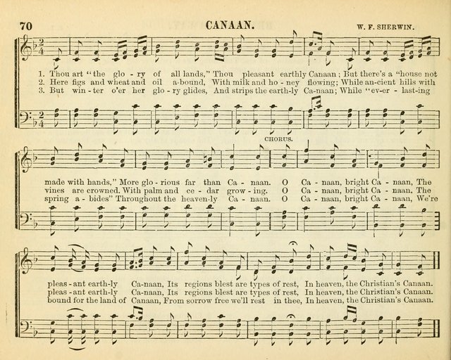 Bright Jewels for the Sunday School: a new collection of Sunday School songs written expressly for this work, many of which are the latest compositions of William B. Bradbury... page 75