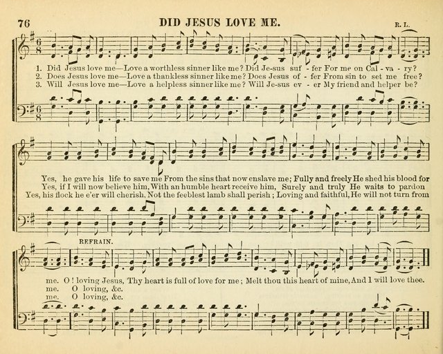 Bright Jewels for the Sunday School: a new collection of Sunday School songs written expressly for this work, many of which are the latest compositions of William B. Bradbury... page 81