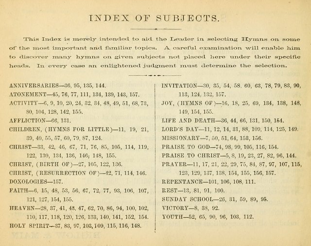 Bright Jewels for the Sunday School: a new collection of Sunday School songs written expressly for this work, many of which are the latest compositions of William B. Bradbury... page 9