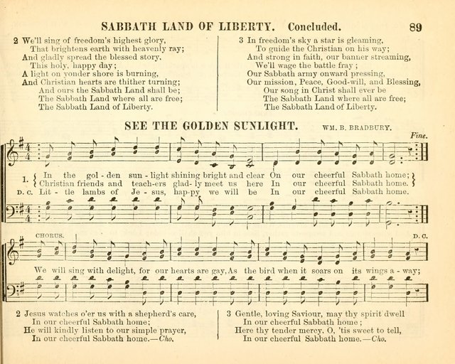 Bright Jewels for the Sunday School: a new collection of Sunday School songs written expressly for this work, many of which are the latest compositions of William B. Bradbury... page 94