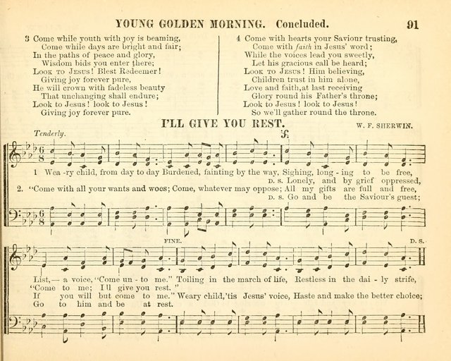 Bright Jewels for the Sunday School: a new collection of Sunday School songs written expressly for this work, many of which are the latest compositions of William B. Bradbury... page 96