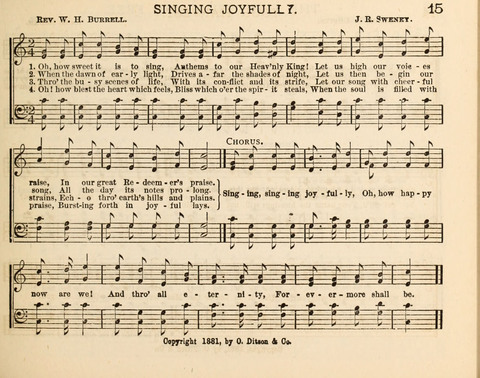 The Beacon Light: a collection of Hymns and Tunes for Sunday School page 15